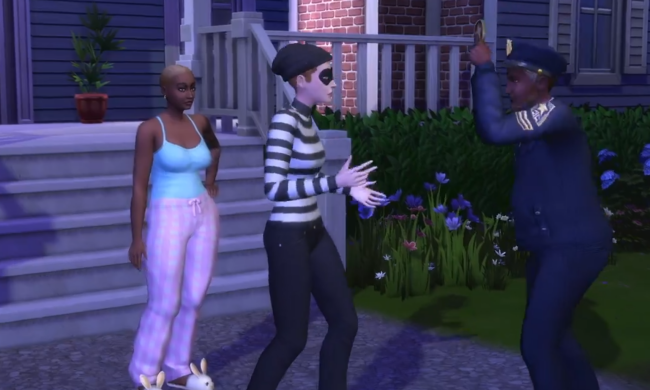 Воры в The Sims 4, скриншот: Х