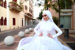 Весілля в Бейруті під час вибуху, скріншот з відео