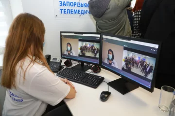 Телемедицинский центр / фото: Запорожская ОГА