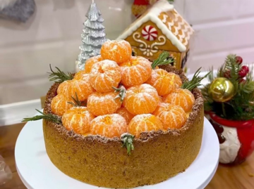 Чизкейк "Нью-Йорк" з мандаринами: фото скрін рецепту