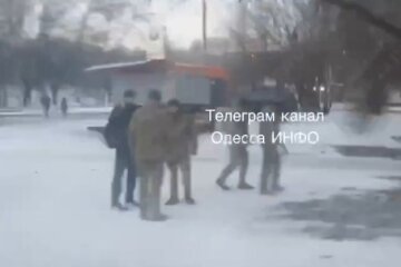 ТЦК полює за одеситами. Фото Telegram