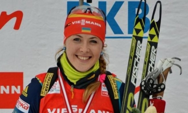 Українська біатлоністка потрапила в квіткову церемонію жіночого спринту в Кореї