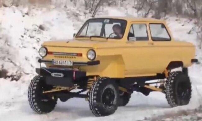 "Запорожець"-всюдихід, скріншот: YouTube