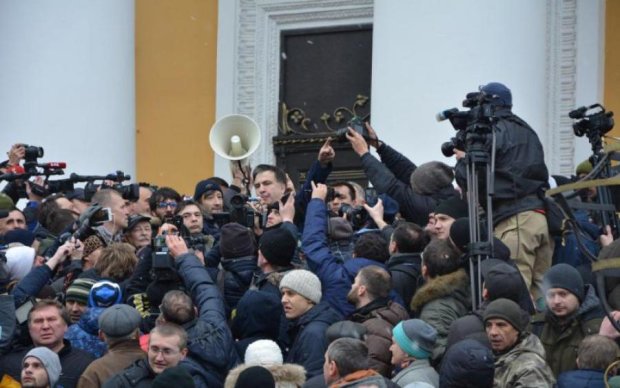 Появились эксклюзивные кадры освобождения Саакашвили