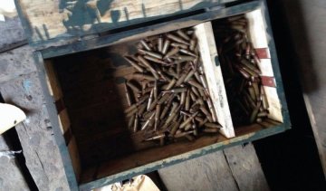Майор зберігав у гаражі вкрадені боєприпаси (фото)