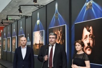 В Борисполе открыли фотогалерею памяти героев АТО