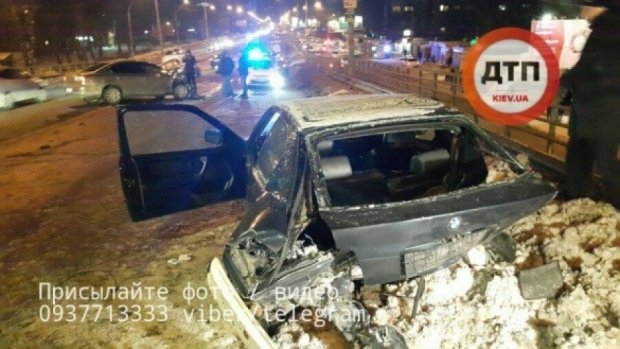 П'яна аварія спровокувала затор у Києві