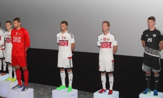 Сборная Белоруссии будет играть в вышиванке (ФОТО)