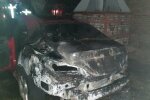 підпал авто, фото: Національна поліція