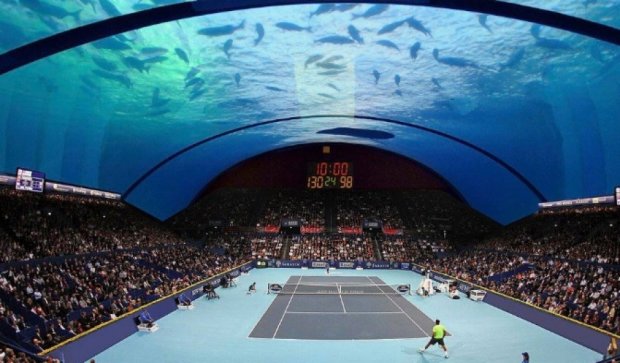 В Дубаи построят подводный теннисный корт
