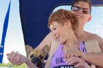 Невеста Розенко просто на камеру показала, как она развлекается со сморщенной "подружкой": "С пропеллером..."