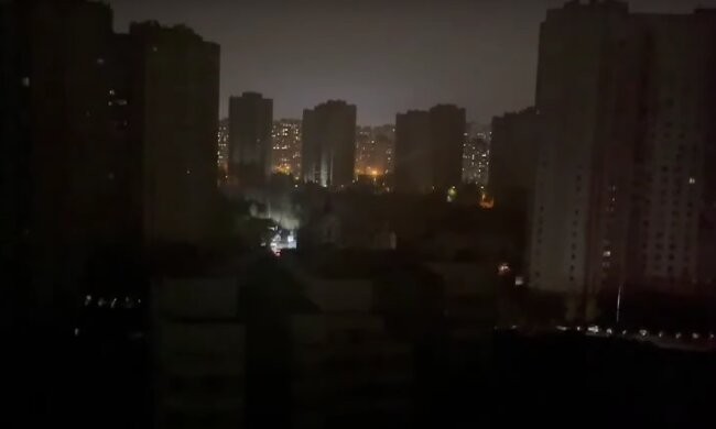 Відключення світла. Фото: скрін youtube