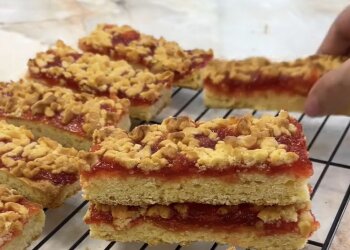 Венское печенье с джемом: фото скрин рецепта