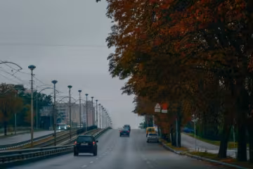 Авто, осінь, погода, фото з соцмереж