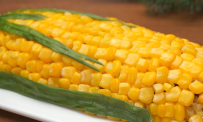 Салат "Кукурудза", кадр з відео