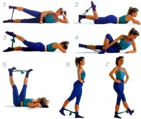 10 упражнений с фитнес-резинками, которые помогут укрепить ноги