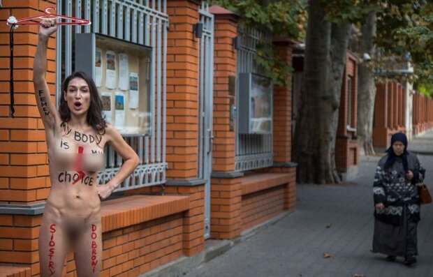 Активістка Femen, фото: Telegram