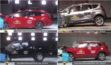 Випробування на міцність: 4 автомобілі пройшли краш-тест (відео)