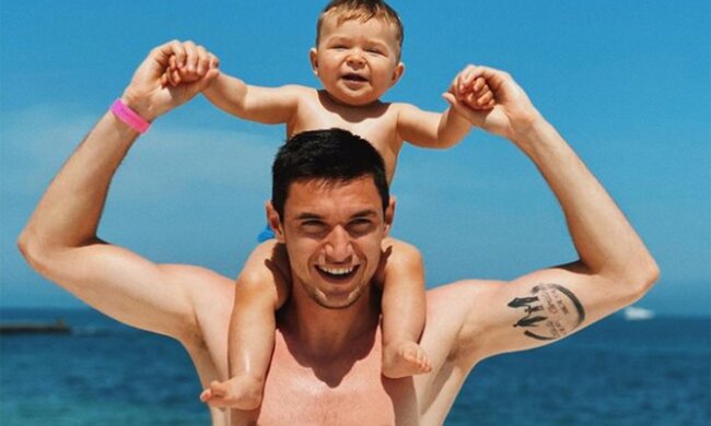 Роман Яремчук з сином, фото з instagram