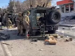 Техніка окупантів, фото: скріншот з відео