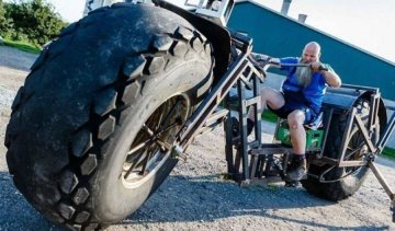 Утер носа байкерам: німець винайшов найважчий у світі велосипед (фото)