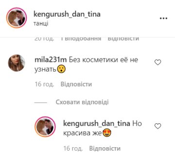 Комментарии instagram.com/kengurush_dan_tina