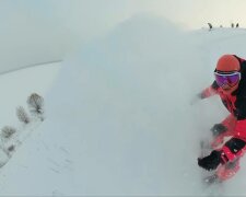 Сноубордист, фото: скриншот из видео