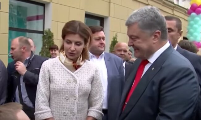 Петр и Марина Порошенко, скриншот