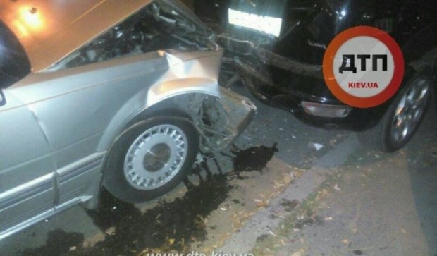 Шесть автомобилей разбилось в киевской аварии