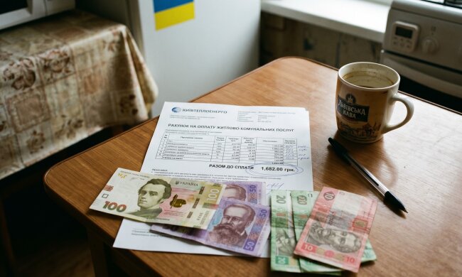комунальна платіжка гривня рахунок