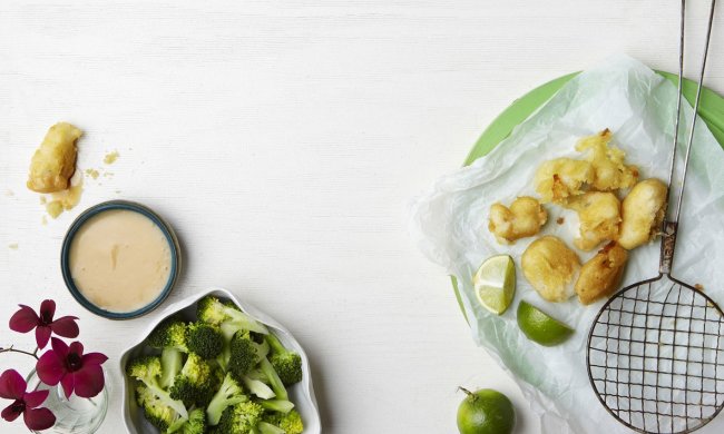 Пісний діп з печених перців з імбирем