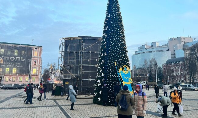 Новий рік у Києві 2023, Головна ялинка країни, фото: Знай.ua