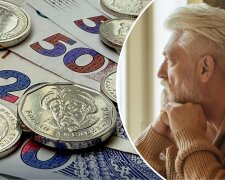 Пенсіонер рахує гроші