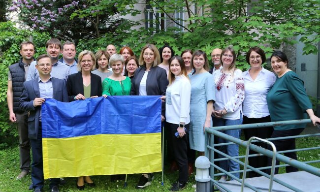 Украинская делегация в Вене