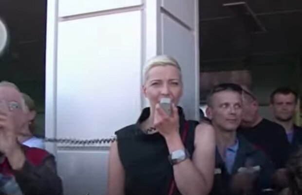 Марія Колесникова, скріншот з відео