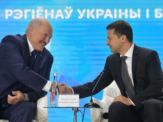 Александр Лукашенко и Владимир Зеленский, фото: "Беларусские новости"