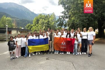 Учасники проєкту Olympic Dreams з Посольством України в Швейцарії