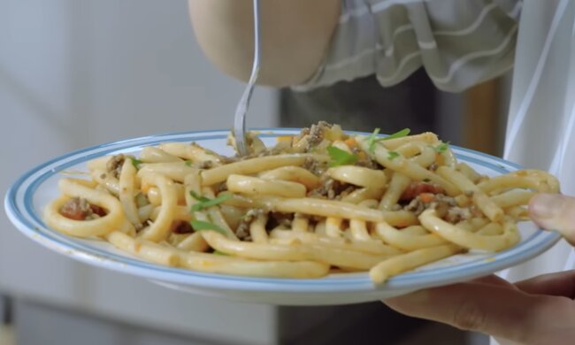 Макароны по-флотски, фото: Знай.ua