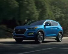 Hyundai Tucson, скриншот из видео