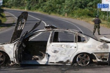 Опубликовано видео вчерашней бойни в Мукачево  
