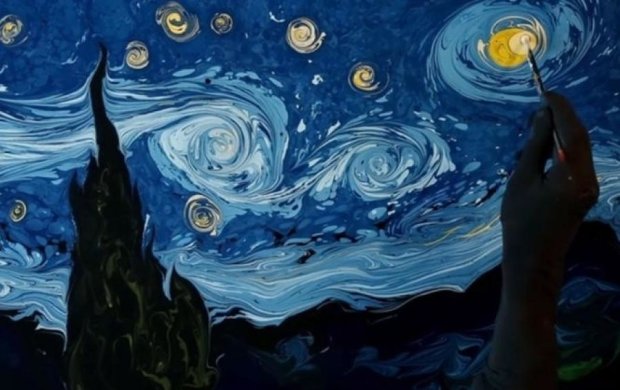 Художник відтворив картину Ван Гога за допомогою стародавньої технології