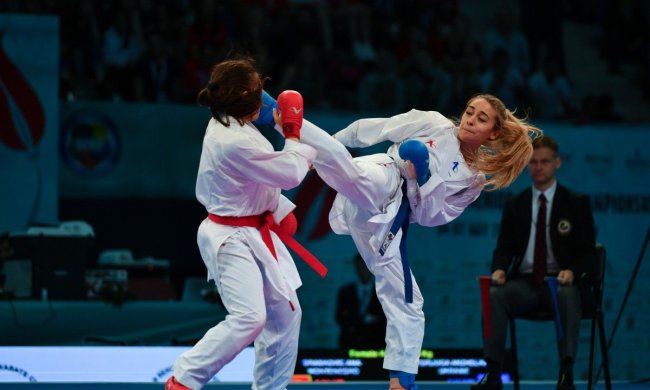 Українська каратистка Терлюга виграла золото з жахливою травмою