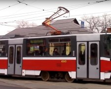 трамвай, скрін з відео