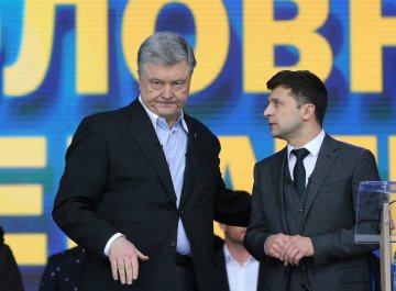 Петр Порошенко и Владимир Зеленский