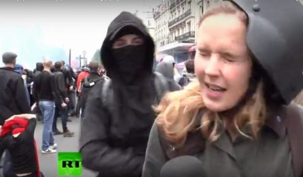 В Париже украинец напугал российских пропагандистов