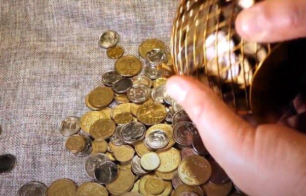 Монети. Фото: скриншот з відео
