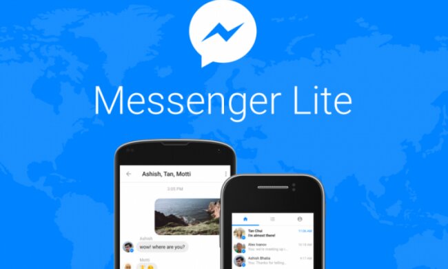 Facebook запустила полегшений Messenger Lite