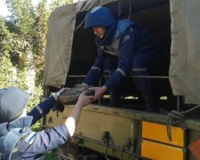 У Кіровоградську річку підкинули протитанкову міну (фото)