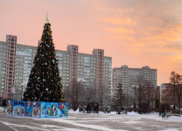 Украинцы, Киев, елка, фото из соцсетей