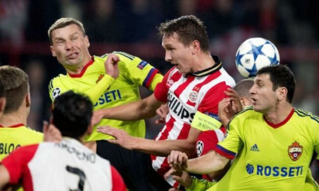 Московский ЦСКА отпраздновал вылет из ЛЧ пиццей